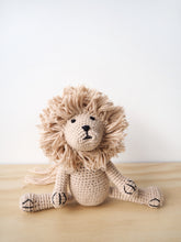 Lion Organic Crochet Squeaky Toy